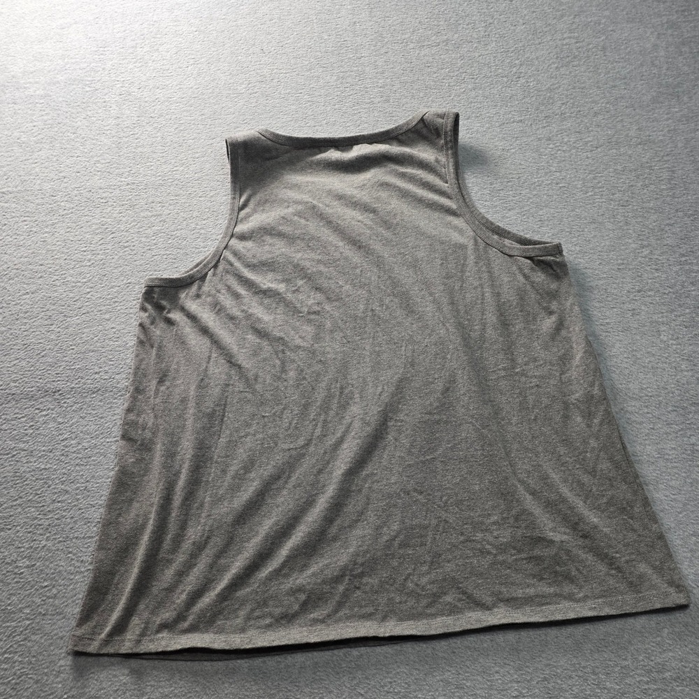Budweiser King Of Beers Mens 2X Graphic Tank Top Gray Lace Up Brew City - Picture 2 of 7